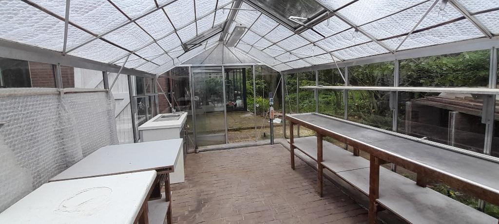 tuinkas, Tuin en Terras, Kassen, Zo goed als nieuw, Aluminium, Glas, Ophalen