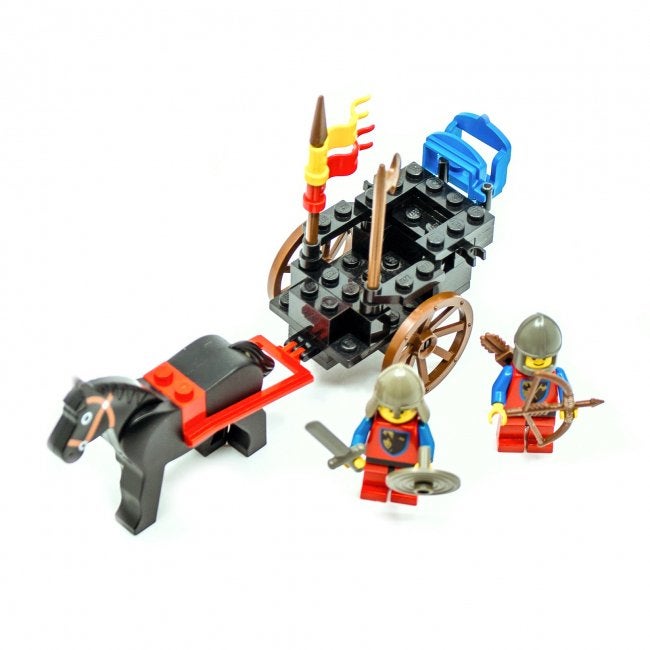 Lego nr. 6022 - Castle Lion Knights - Horse Cart., Lego, Ophalen of Verzenden, Castle, Complete set