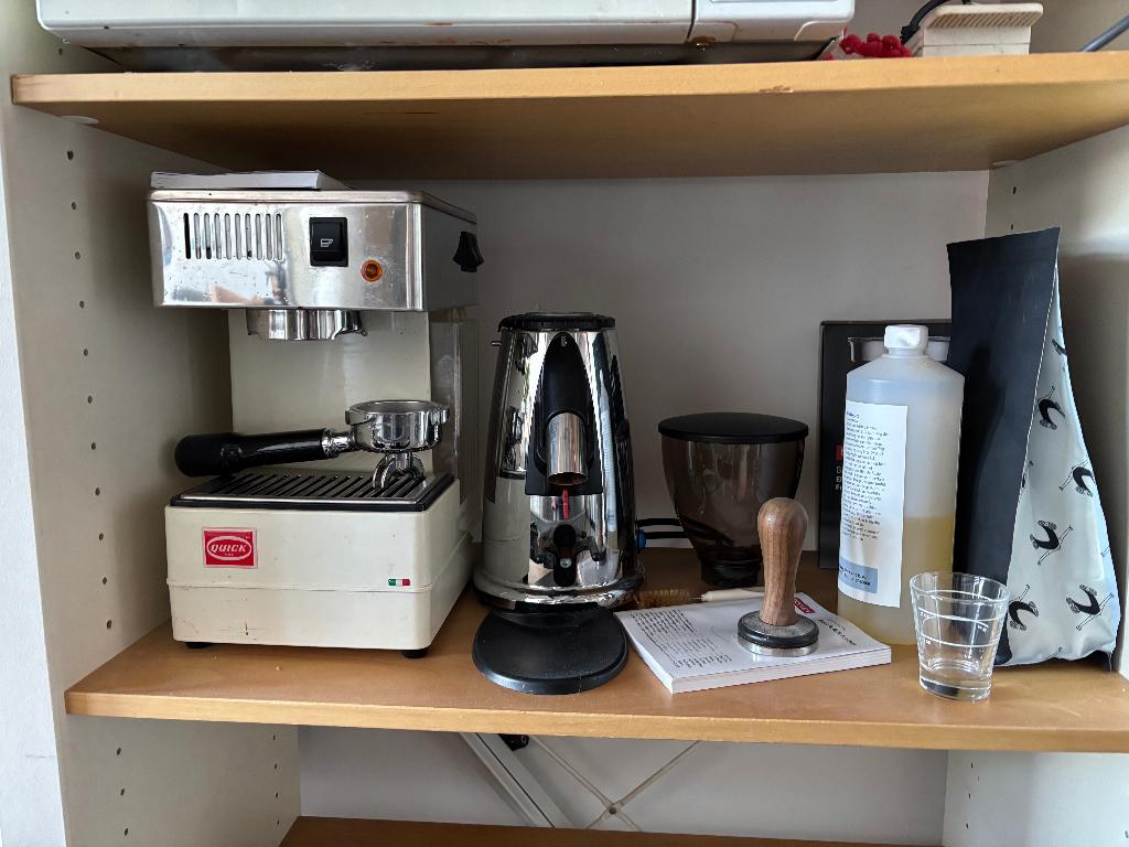 Quick Mill espresso machine met Macap koffiebonen maler, Witgoed en Apparatuur, Ophalen, Espresso apparaat, 10 kopjes of meer
