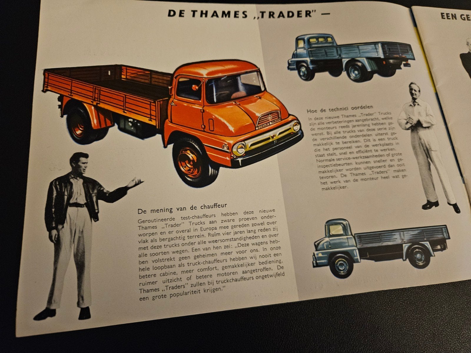 Brochure Thames Trader Trucks 1959, Ophalen of Verzenden, Zo goed als nieuw, Overige merken