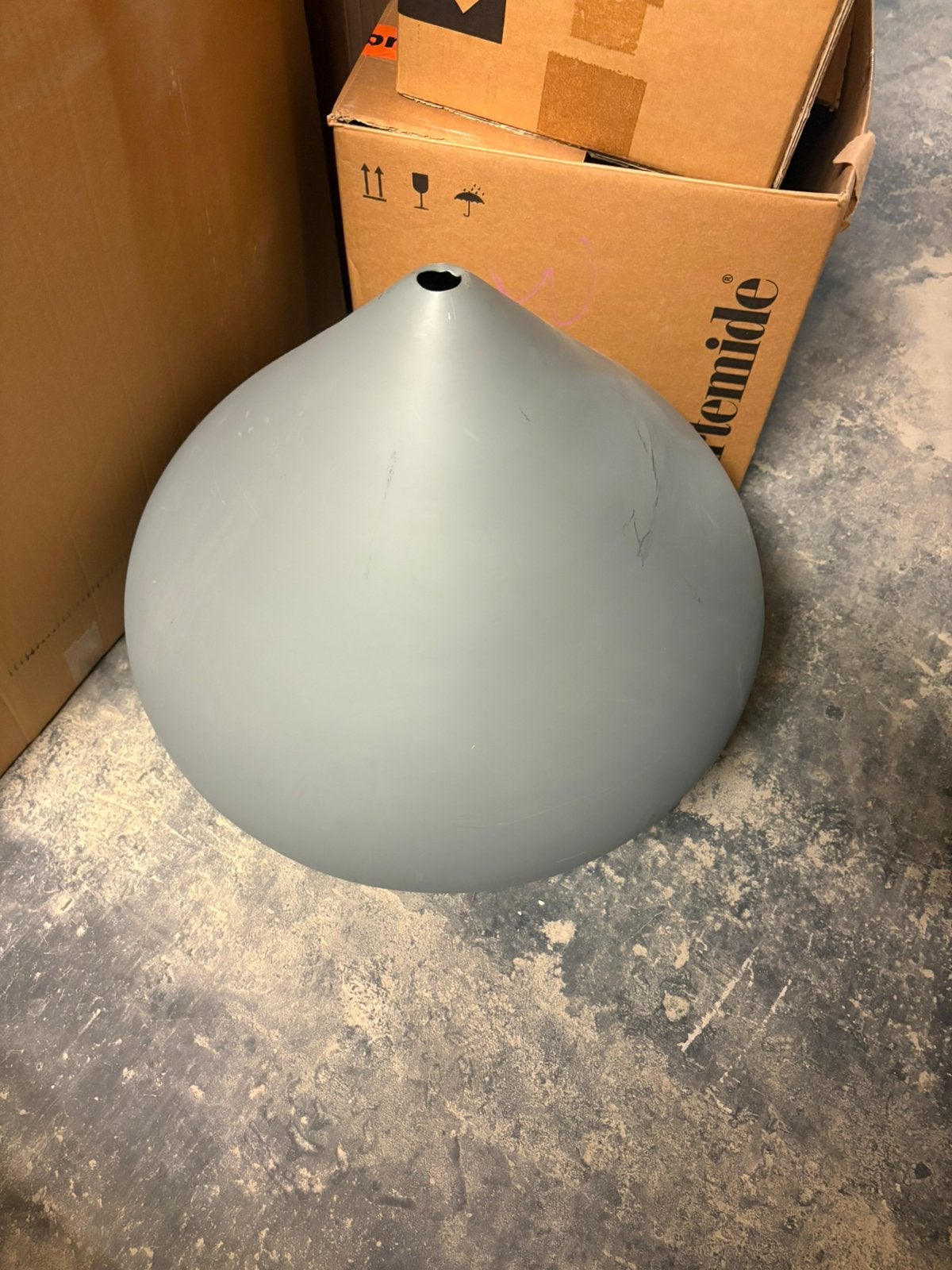 Tom dixon beat lampenkap design, Ophalen of Verzenden, Zo goed als nieuw, Zwart, Rond
