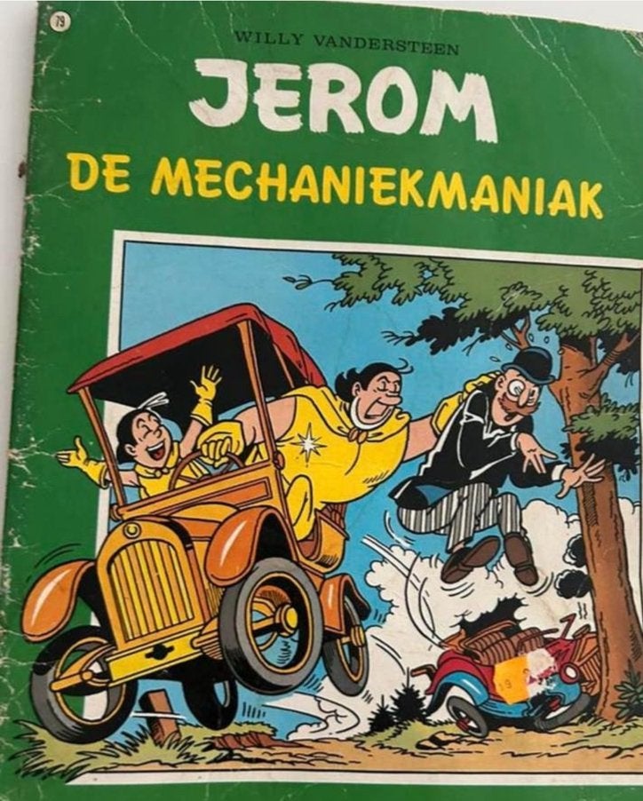 Jerom 79: De Mechaniekmaniak - Willy Vandersteen, Boeken, Stripboeken, Eén stripboek, Ophalen of Verzenden, Gelezen