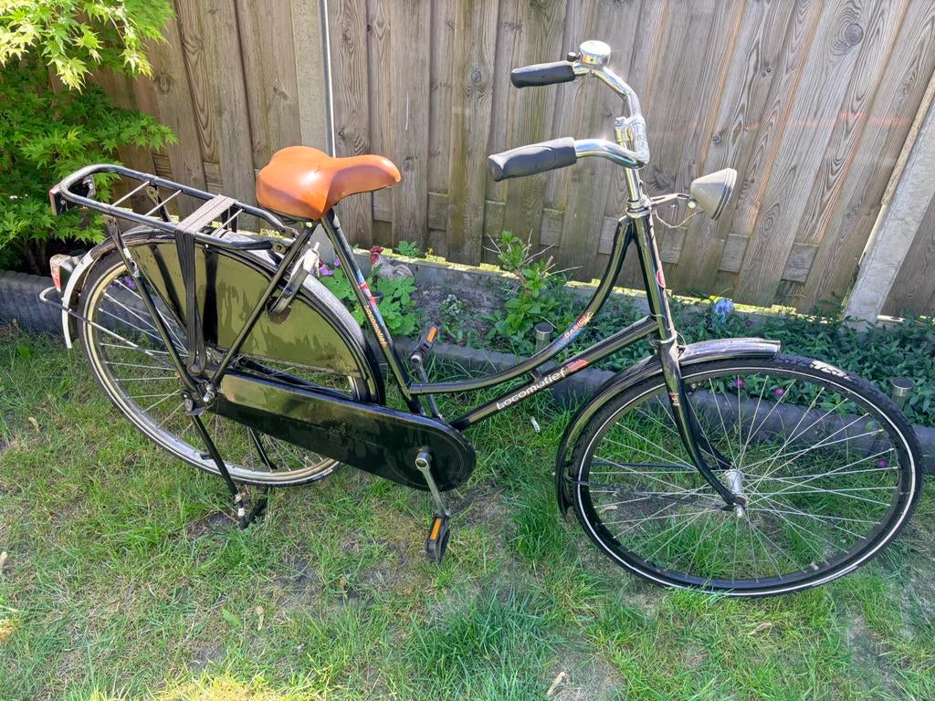 Oma fiets locomotief basic, Fietsen en Brommers, 53 tot 56 cm, Ophalen, Gebruikt, Terugtraprem