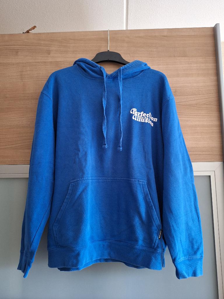Blauwe hoodie Perfect Illusion - Your Turn maat XL, Yourturn, Blauw, Maat 42/44 (L), Ophalen of Verzenden
