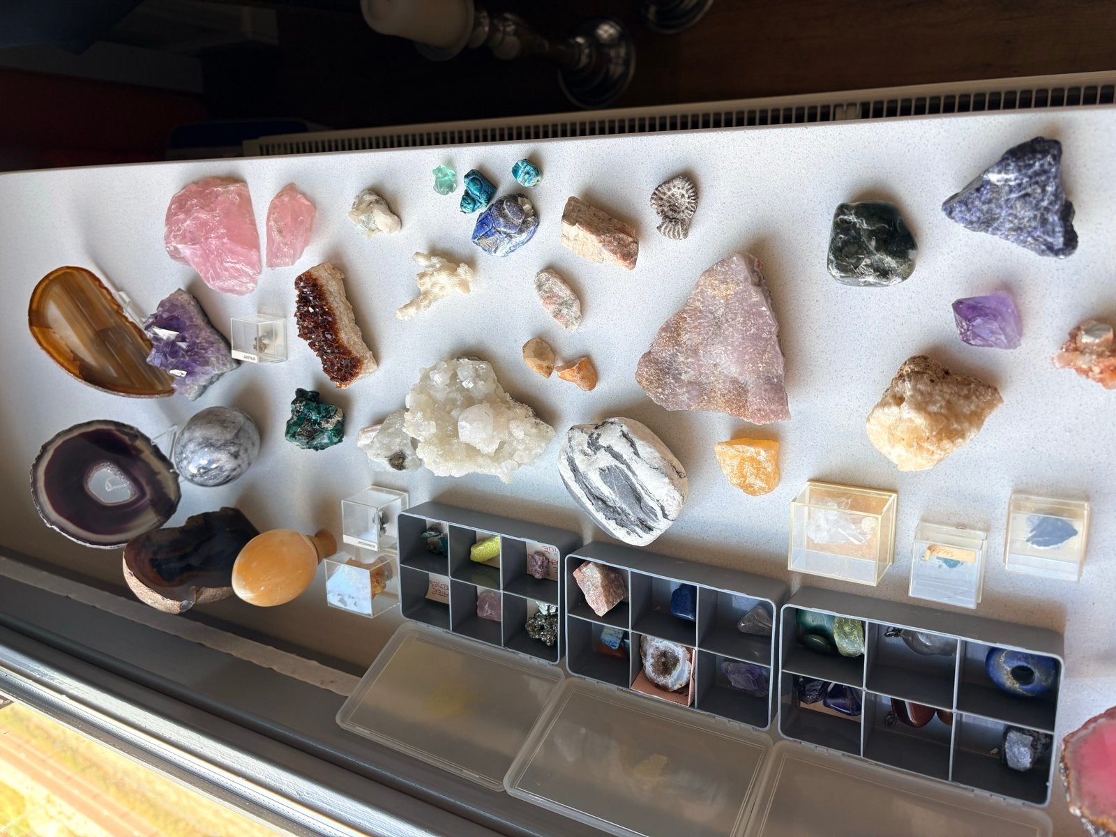Grote collectie mineralen, fossielen en schelpen, Ophalen, Mineraal