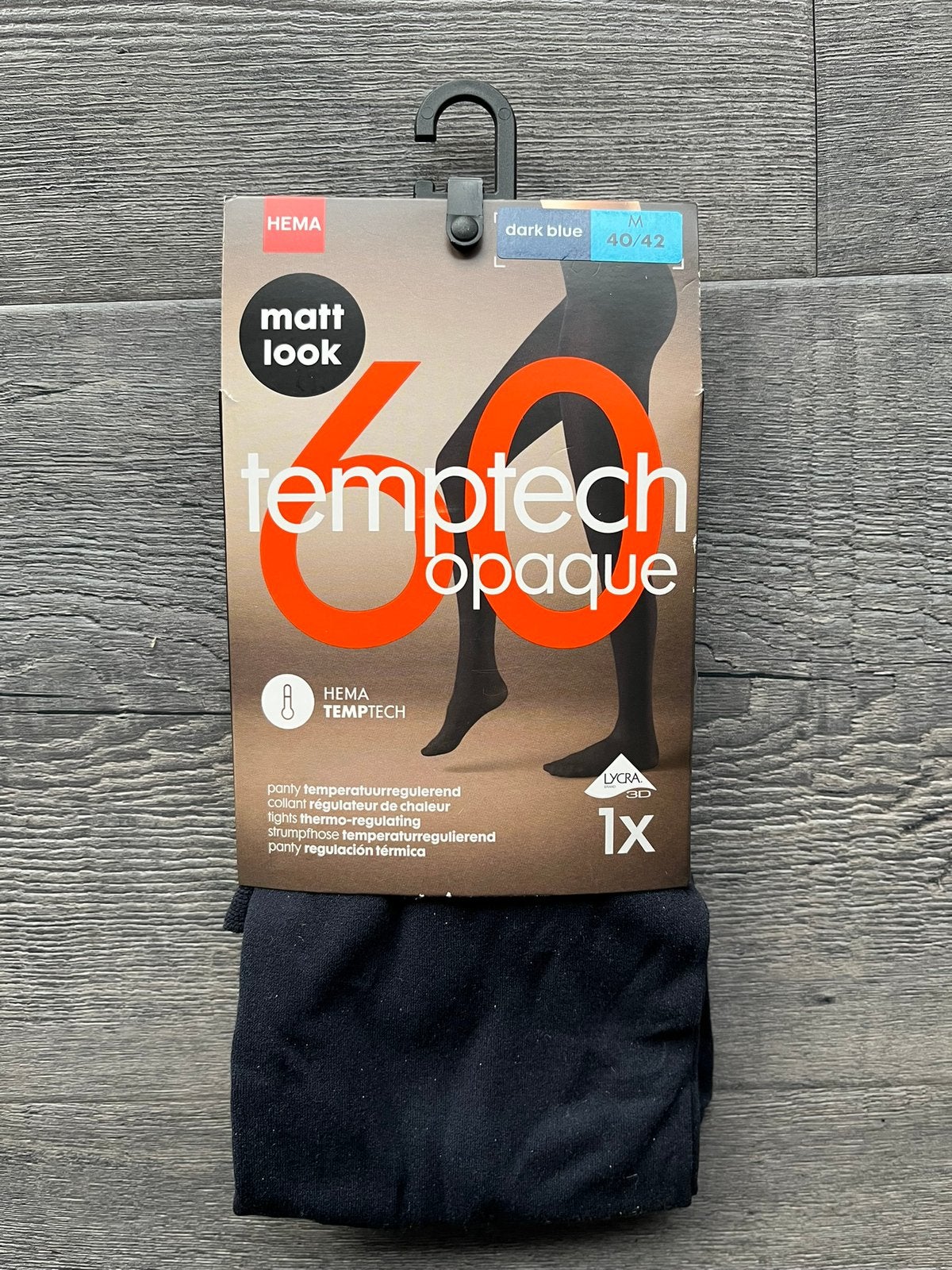 GLOEDNIEUW! donkerblauwe HEMA-panty 60 denier, mt 40-42, Kleding | Dames, Blauw, Nieuw, Maat 40/42 (M), Ophalen of Verzenden