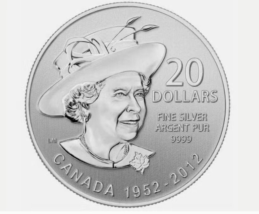 Canada - Silver 20 Dollars 2012 -Celebration Diamond Jubilee, Verzenden, Noord-Amerika, Setje, Zilver