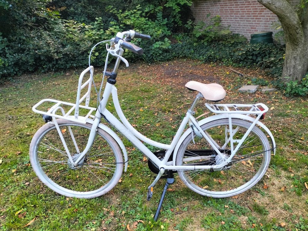 Batavus Diva met transportrek en Nexus-7, 53 tot 56 cm, Ophalen, Gebruikt, Handrem