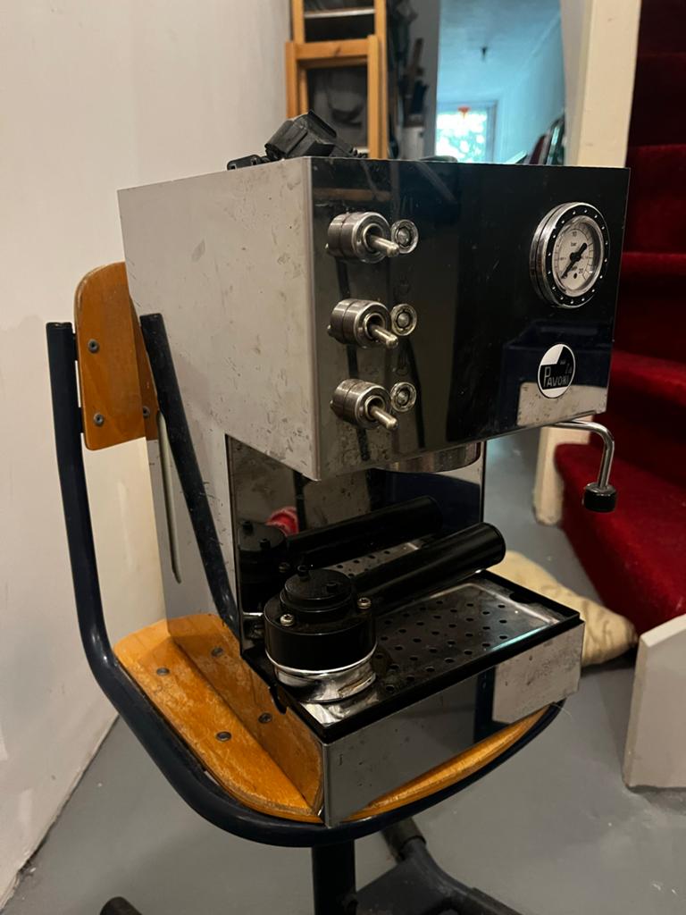 La Pavoni Espresso Apparaat - Klassieke Koffiebeleving, Witgoed en Apparatuur, Gebruikt, Espresso apparaat, Gemalen koffie, 1 kopje
