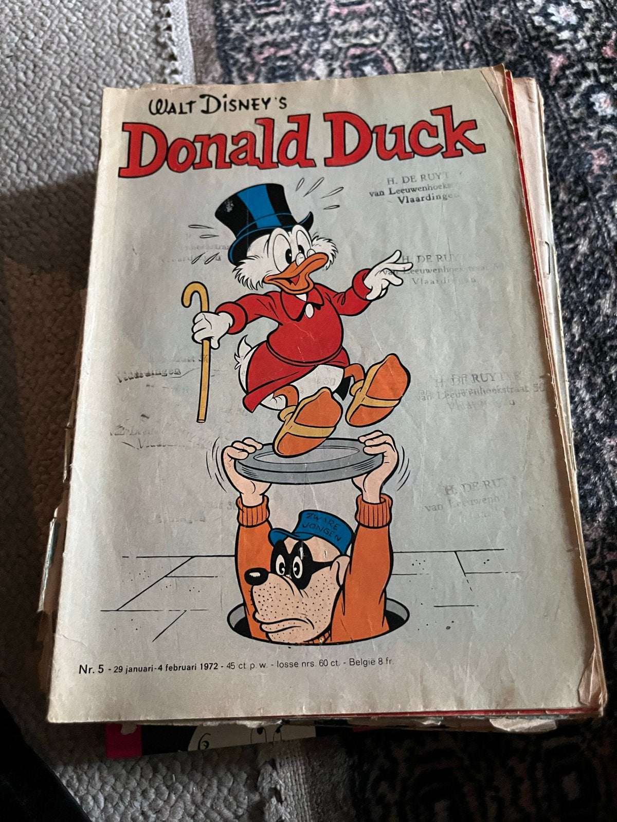 Donald Duck Weekblad Nr. 5 - 1972, Eén stripboek, Ophalen, Gelezen