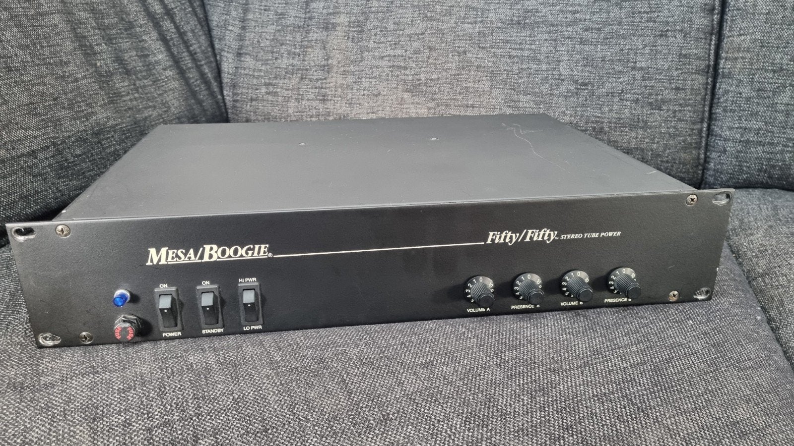 Mesa Boogie Fifty/Fifty 2-Kanaals 50-Watt Eindversterker, Ophalen of Verzenden, Gebruikt, Gitaar, 50 tot 100 watt