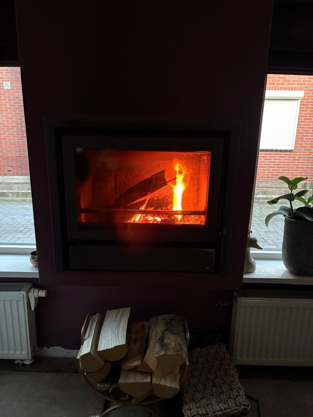 Inbouw houtkachel, Ophalen, Gebruikt, Inbouwhaard, Houthaard