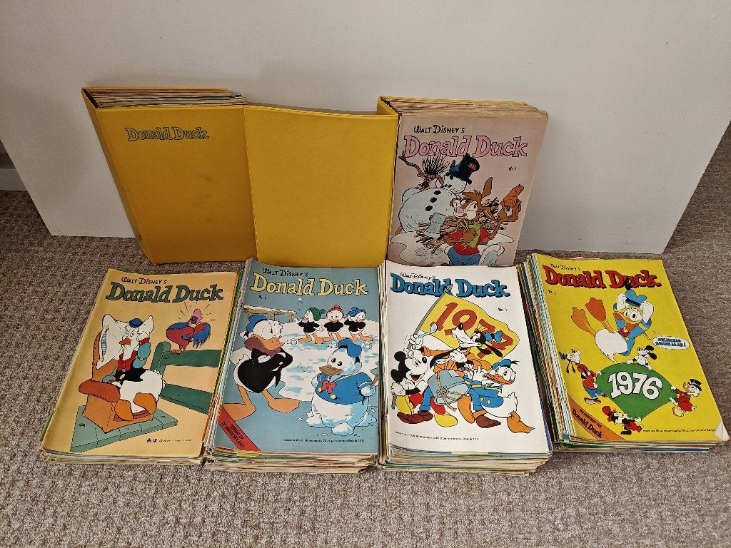 donald duck jaren 70-90, Meerdere stripboeken, Ophalen, Gelezen