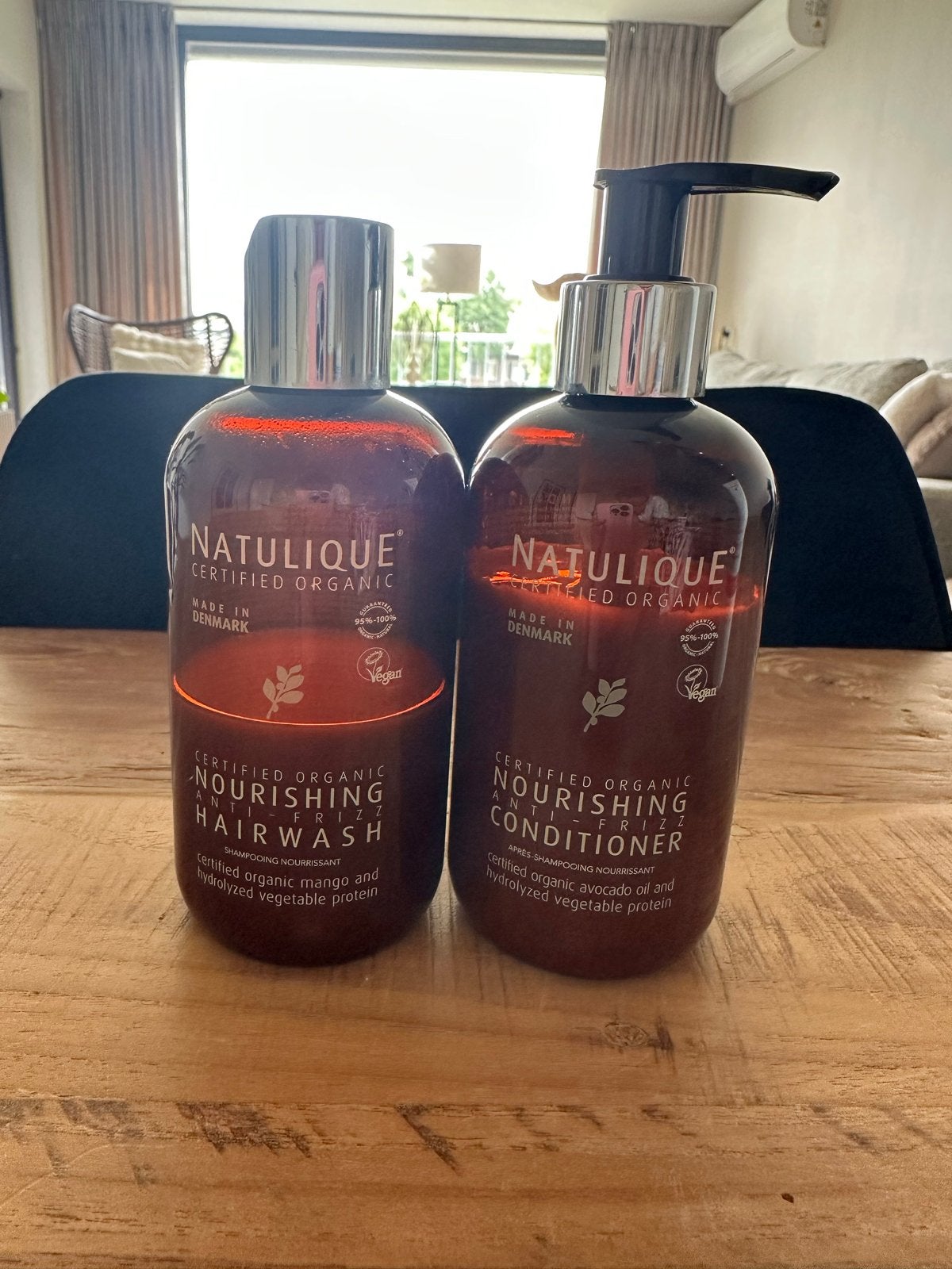 Natulique Shampoo en Conditioner - Gebruikt, Ophalen of Verzenden, Gebruikt, Shampoo of Conditioner