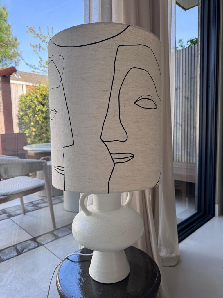 HK living tafellamp, Huis en Inrichting, Lampen | Tafellampen, Ophalen, Zo goed als nieuw, Overige materialen, 75 cm of meer