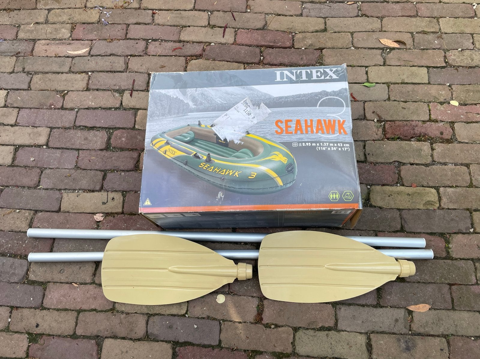 Intex Seahawk 3 opblaasboot met peddels - Nieuw in doos, Ophalen, Nieuw