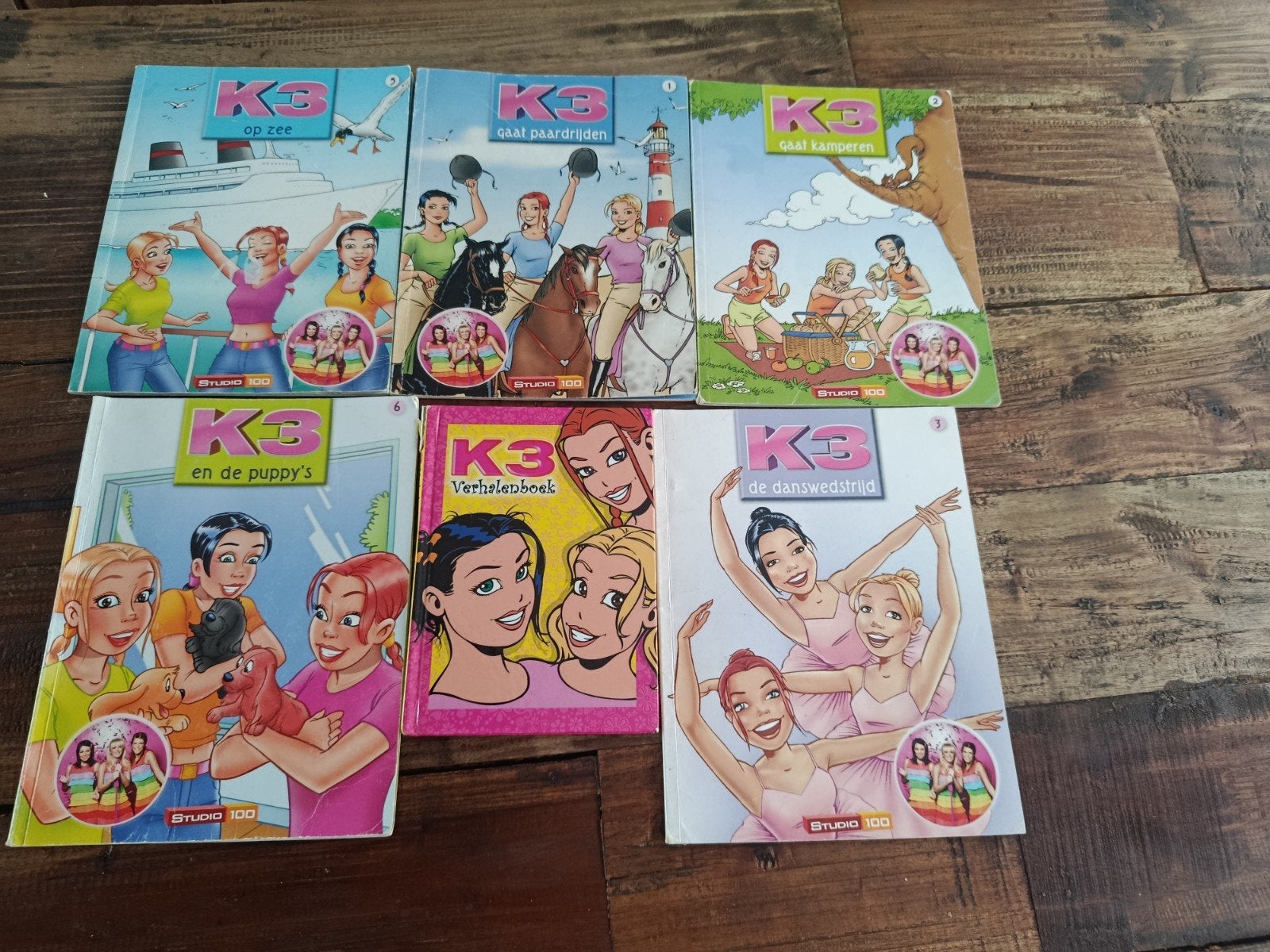 K3 Boekenpakket: 6 Avontuurlijke Verhalen, Ophalen of Verzenden, Gelezen, Studio 100, Fictie algemeen