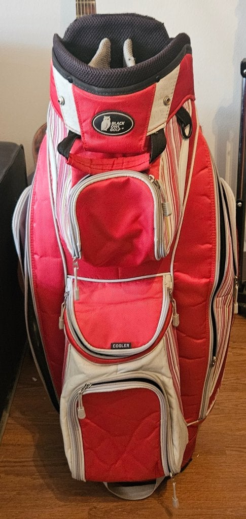 3x golftas waarvan 1 evt met clubs, Ophalen, Gebruikt, Tas