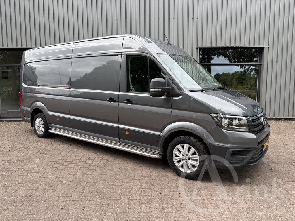 Volkswagen Crafter 35 L4H3 177 Pk Automaat, PDC, Airco, Navi, Stof, Gebruikt, 4 cilinders, Met garantie (alle)