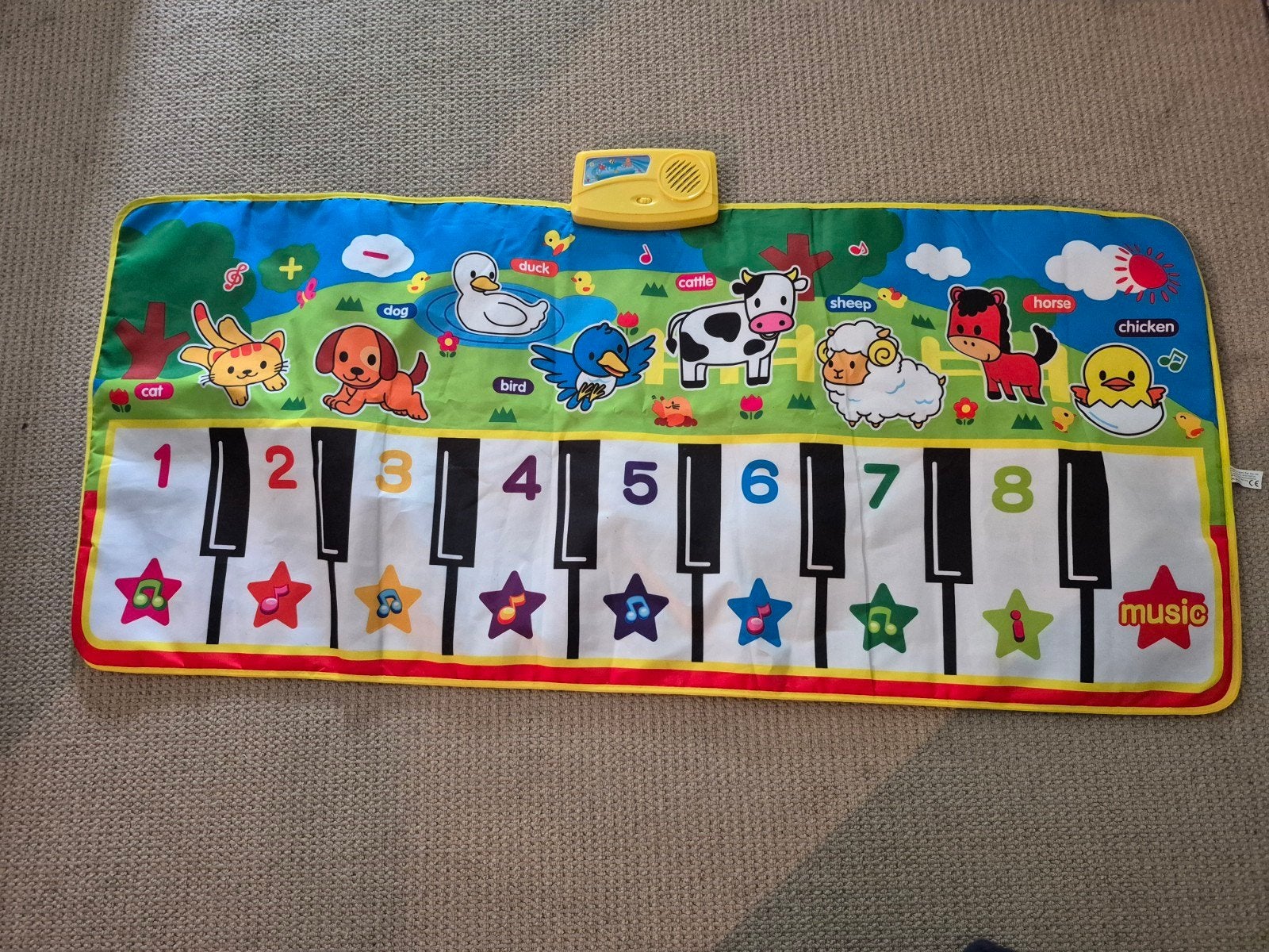Speelgoed piano mat, Ophalen, Zo goed als nieuw, Overige typen, Met geluid