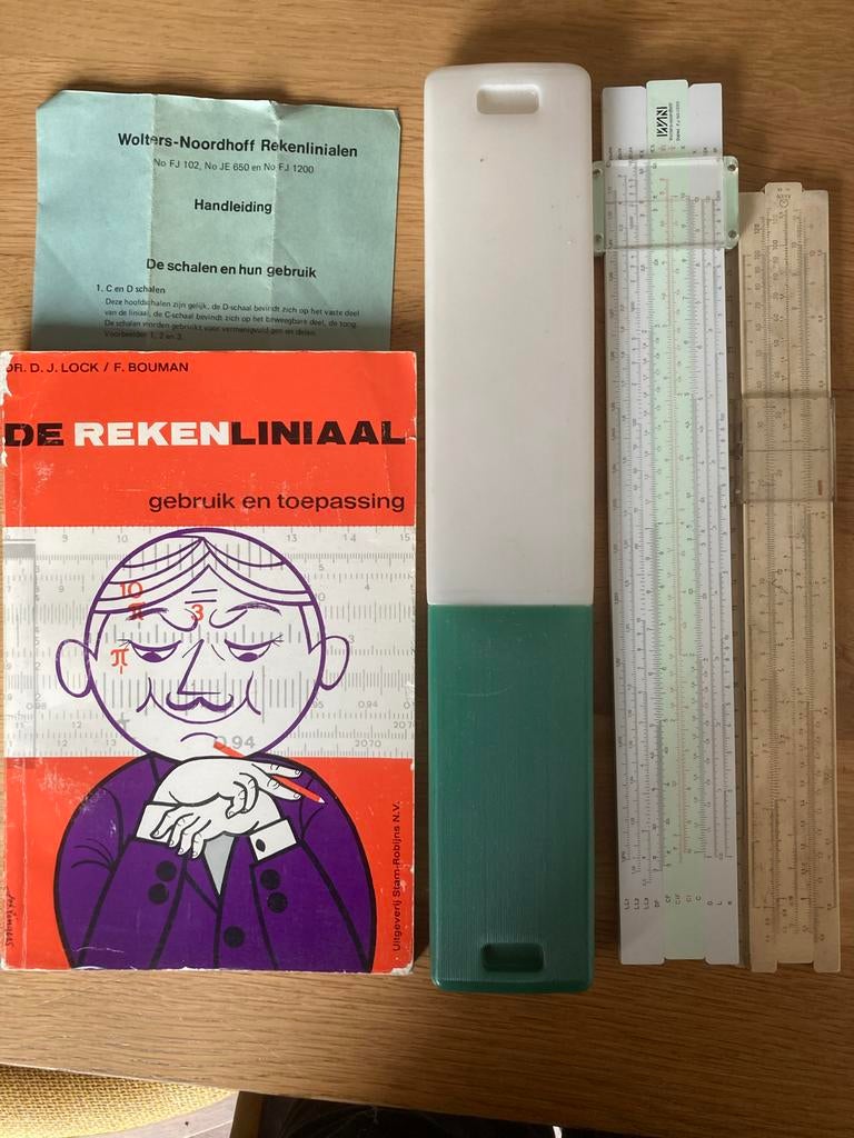 Rekenliniaal, Ophalen