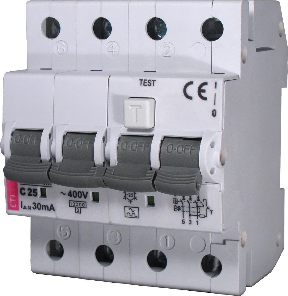 Aardlekautomaat B16A 3P+N 6kA 30mA, Verzenden, Nieuw