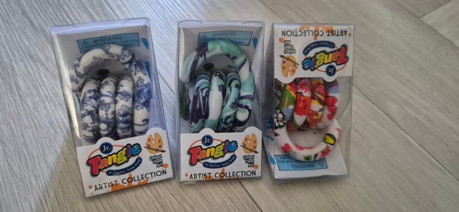 3x Tangle Jr. Artist Collection Fidget Speelgoed Nieuw, Ophalen of Verzenden, Nieuw, Jongen of Meisje