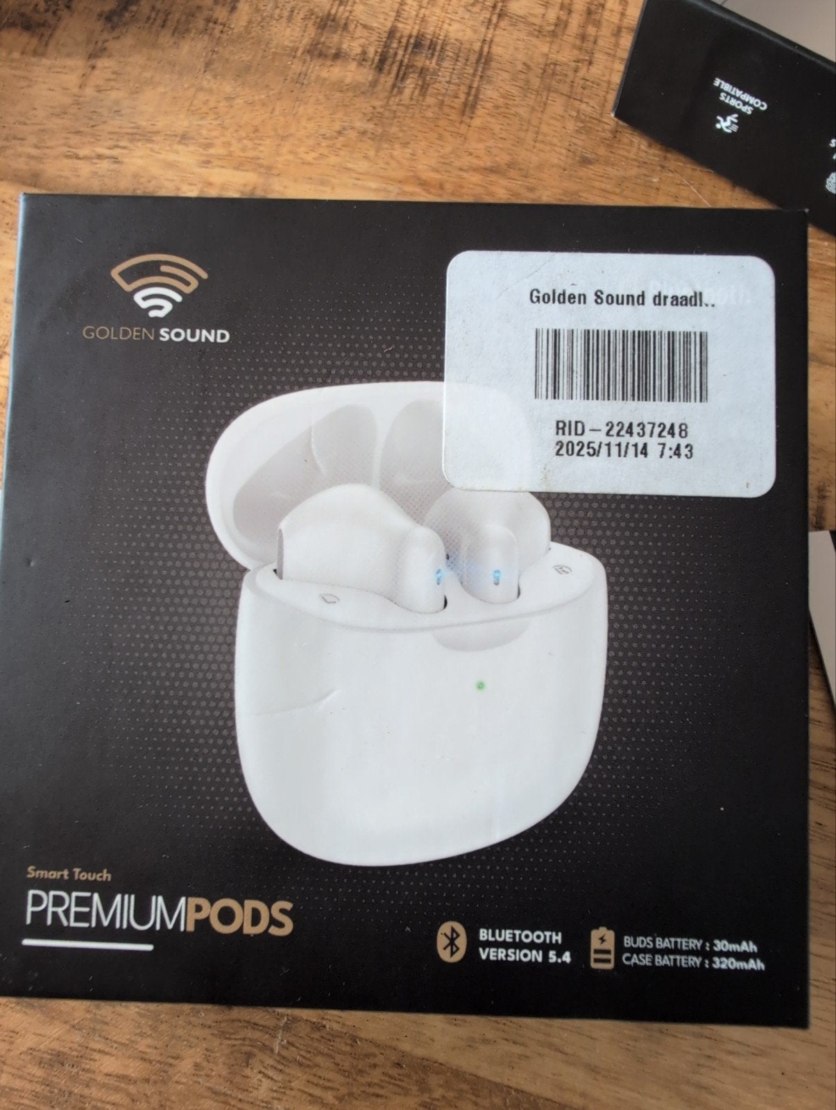 Golden Sound Premiumpods Draadloze Oordopjes Wit, Ophalen of Verzenden