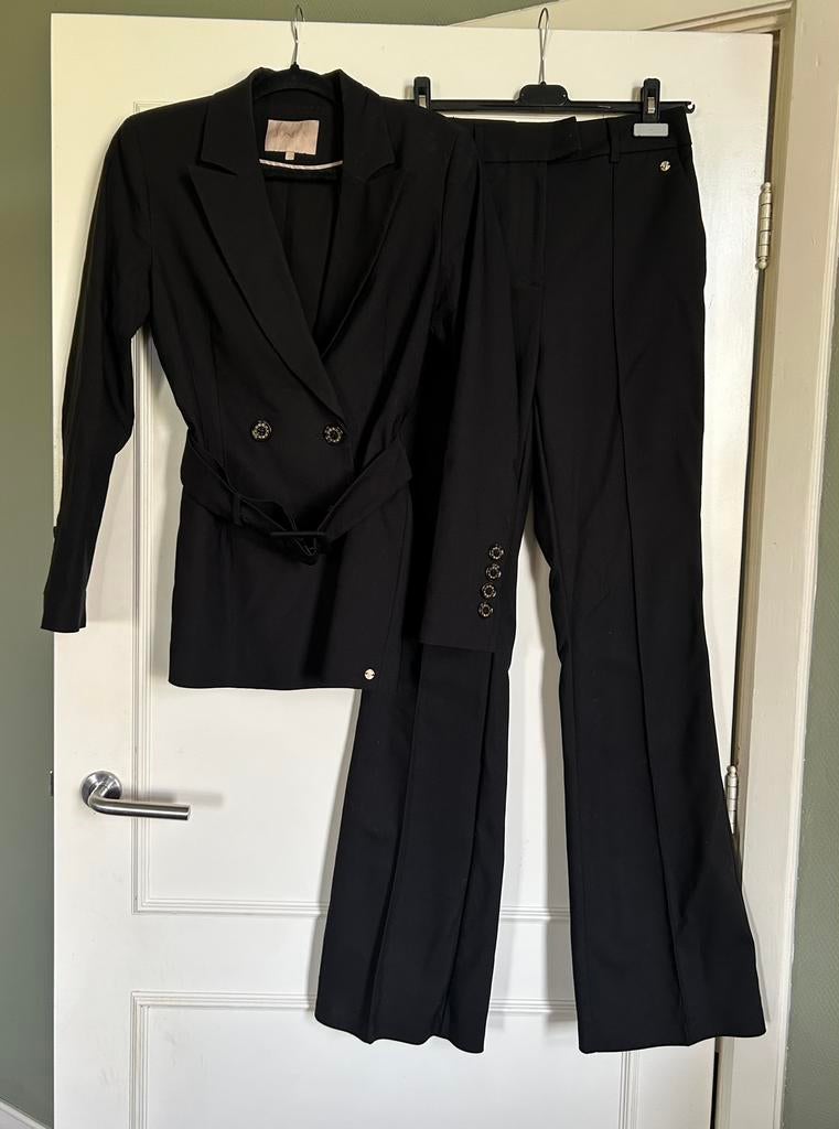 Zwarte JoshV, Josh V blazer en pantalon in maat S., Kostuum of Pak, Zwart, Nieuw, Ophalen of Verzenden
