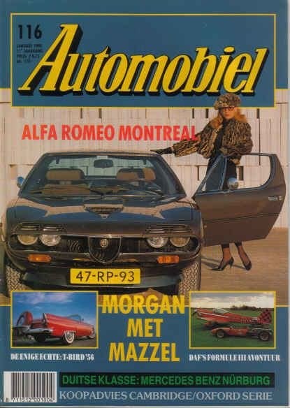 Automobiel 116 1990 : BMC Farina - Morgan +4 - Alfa Montreal, Ophalen of Verzenden, Gelezen, Algemeen