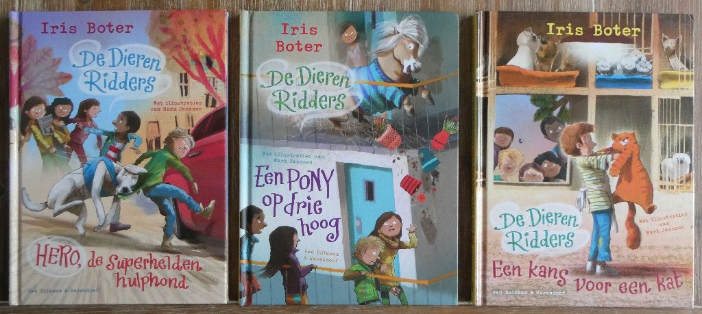 3 x De dierenridders - Iris Boter, Ophalen of Verzenden, Zo goed als nieuw, Iris Boter, Fictie algemeen