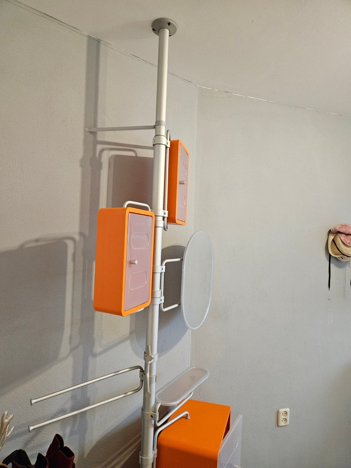 origineel vintage ikea stolmen origineel oranje onbeschadigd, Huis en Inrichting, Ophalen, Zo goed als nieuw