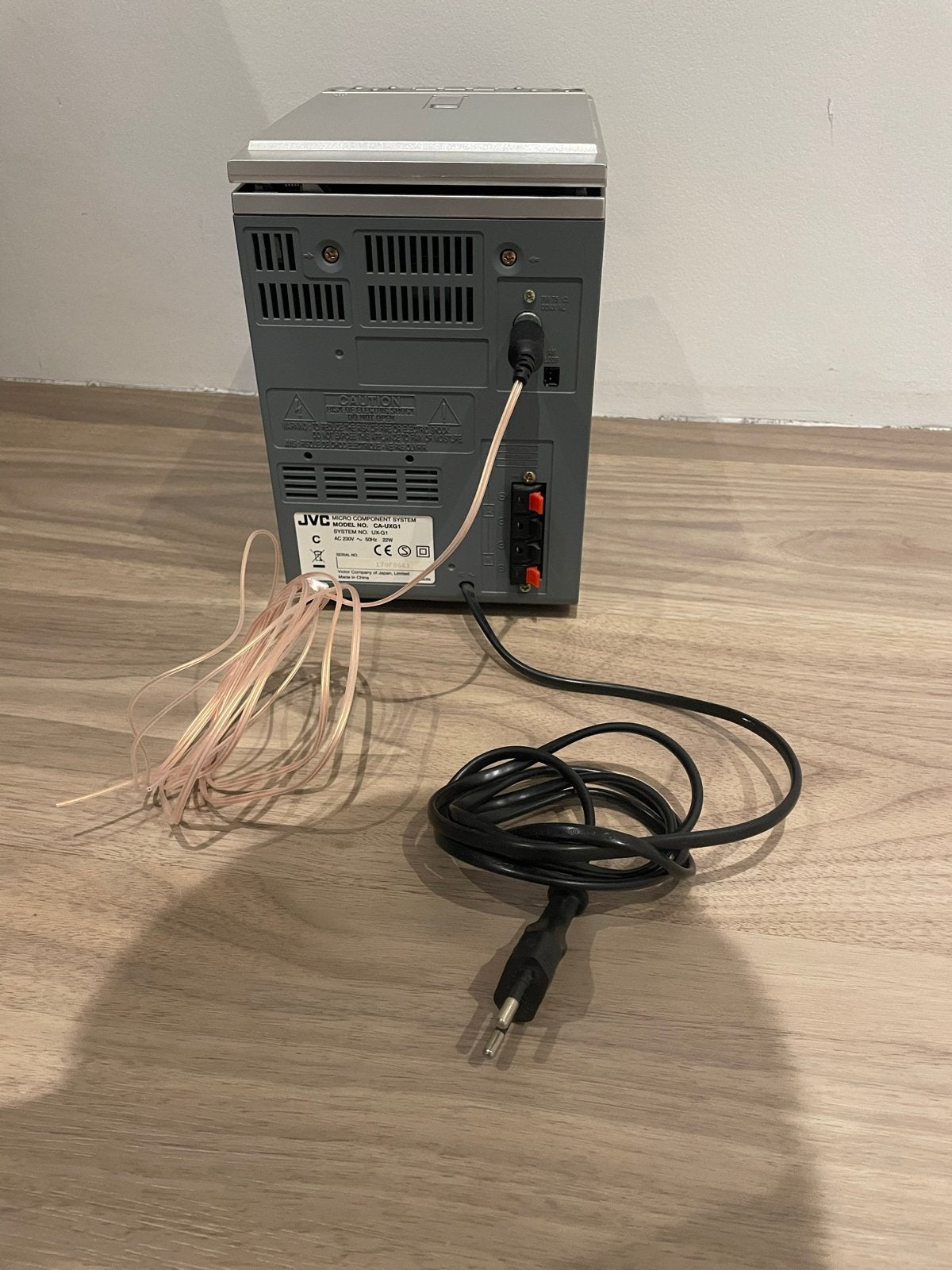 JVC Micro Component System UX-G1 met speakers, Ophalen, Gebruikt, Microset, Cassettedeck