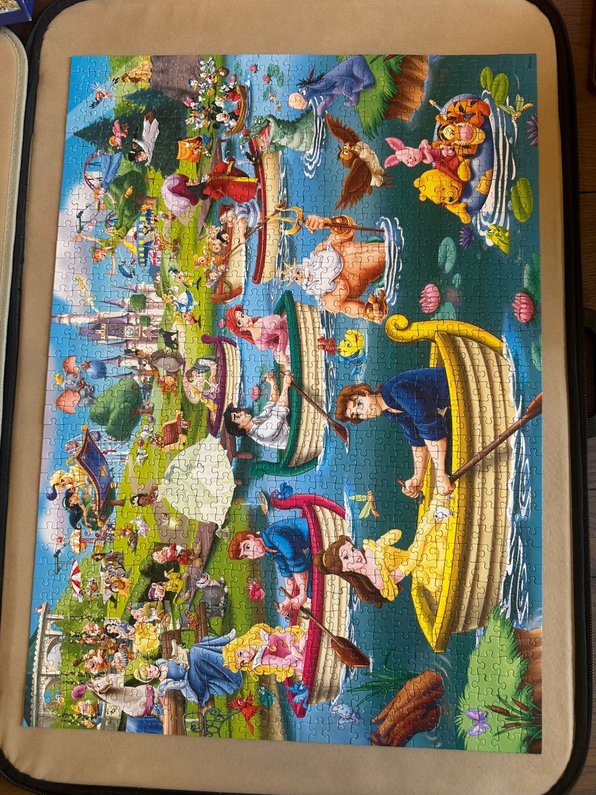 Disney puzzel, Hobby en Vrije tijd, Denksport en Puzzels, Ophalen of Verzenden, 500 t/m 1500 stukjes, Zo goed als nieuw, Legpuzzel