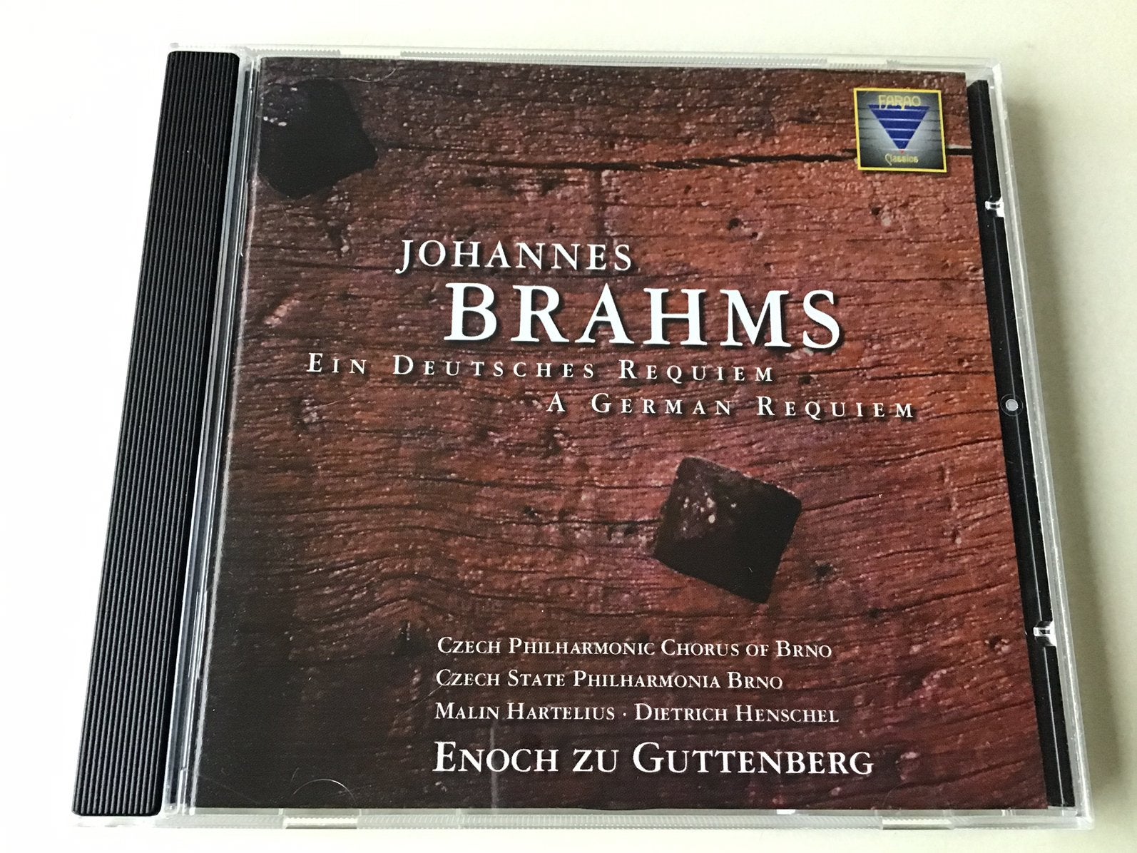 Brahms ein deutsches requiem / Enoch zu Guttenberg, Cd's en Dvd's, Ophalen of Verzenden, Romantiek, Zo goed als nieuw, Vocaal