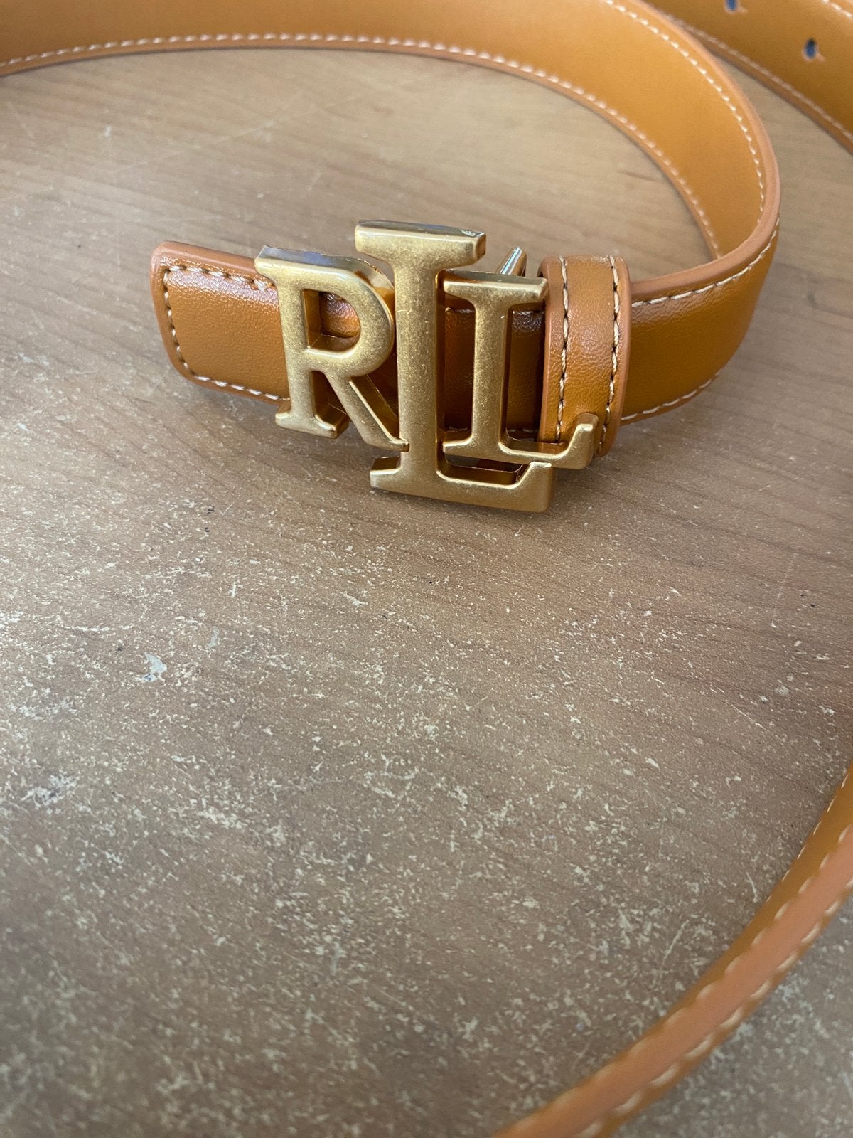 Stijlvolle riem met RL logo nieuw, Kleding | Dames, Riemen en Ceinturen, Ophalen of Verzenden, Nieuw, Bruin, 100 cm of meer