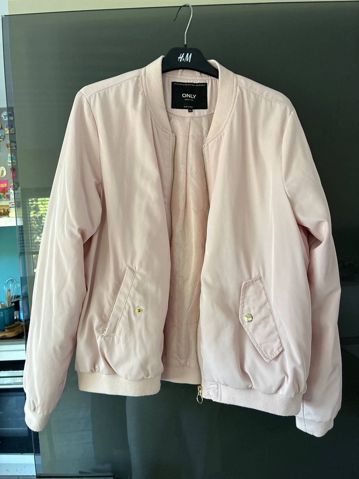 Roze bomberjack Only - Maat XL, Ophalen of Verzenden, Zo goed als nieuw, Maat 42/44 (L), Roze