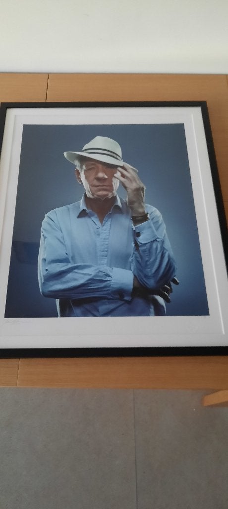 Sideshow - Affiche van Patrick Hoelck - Sir Ian McKellen, Antiek en Kunst, Portret en Figuren, Gelimiteerde oplage, Ophalen of Verzenden