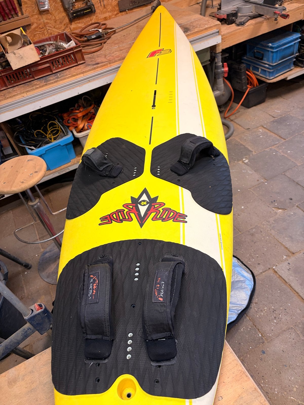 Windsurfboard F2 RIDE 277, Watersport en Boten, Windsurfen, 250 tot 300 cm, Gebruikt, F2, Plank