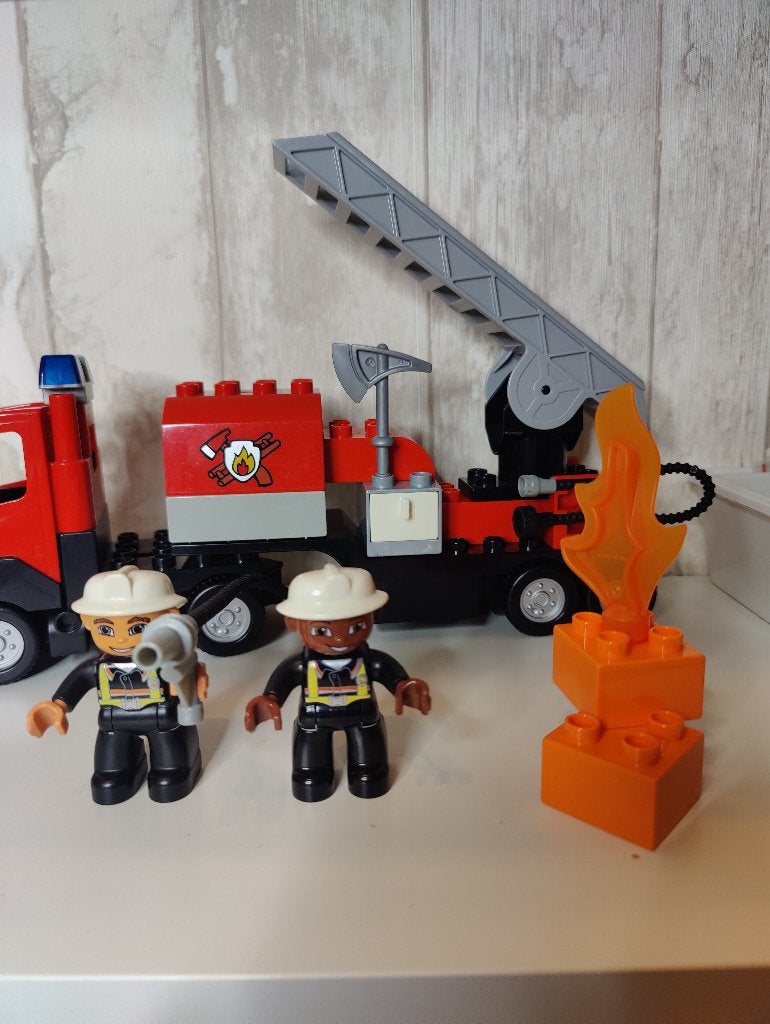 Duplo Brandweerwagen, Ophalen of Verzenden, Gebruikt, Duplo