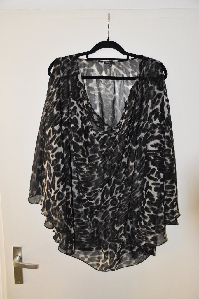 mooie zgan voile blouse maat 50 Great Looks, Great Looks, Meerkleurig, Blouse of Tuniek, Ophalen of Verzenden