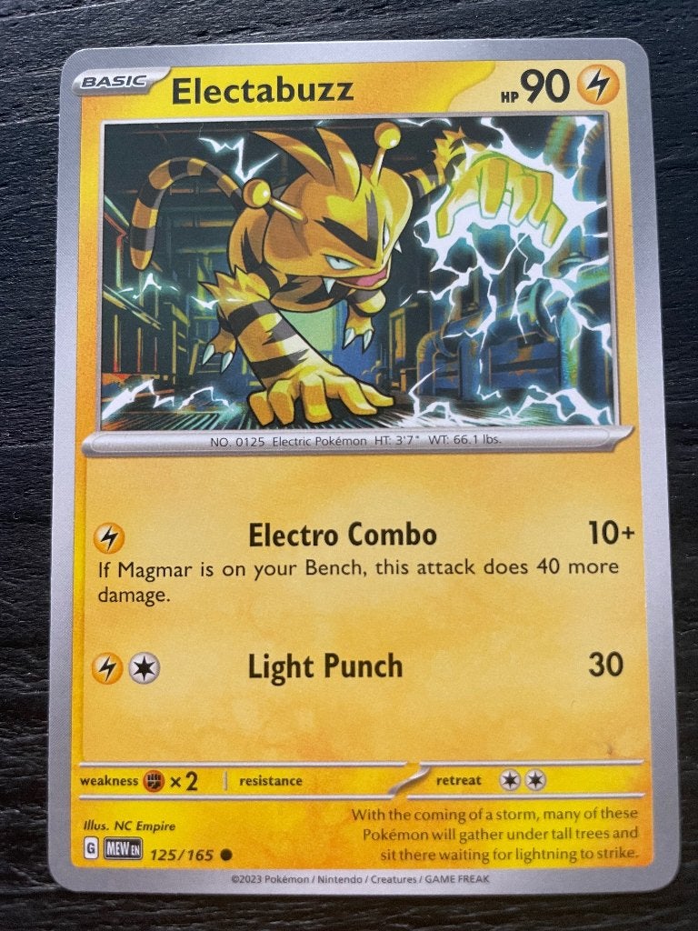 Electabuzz #125, Ophalen of Verzenden, Nieuw, Losse kaart