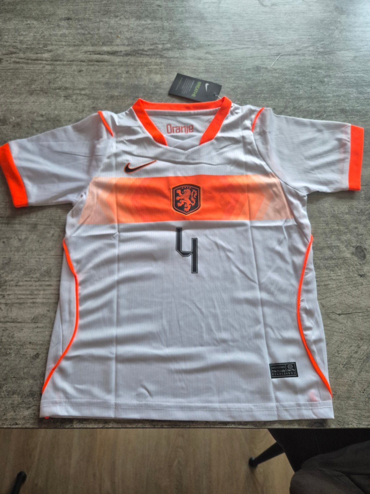 Oranje Virgil van Dijk voetbalshirt maat 140, Maat XS of kleiner, Ophalen of Verzenden, Nieuw, Shirt