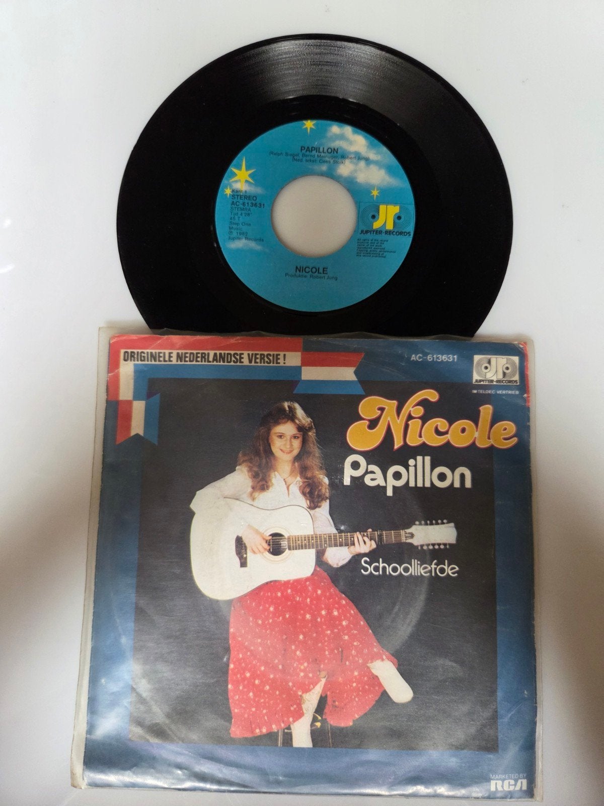 Nicole - Papillon, Ophalen of Verzenden, Gebruikt, 7 inch, Pop