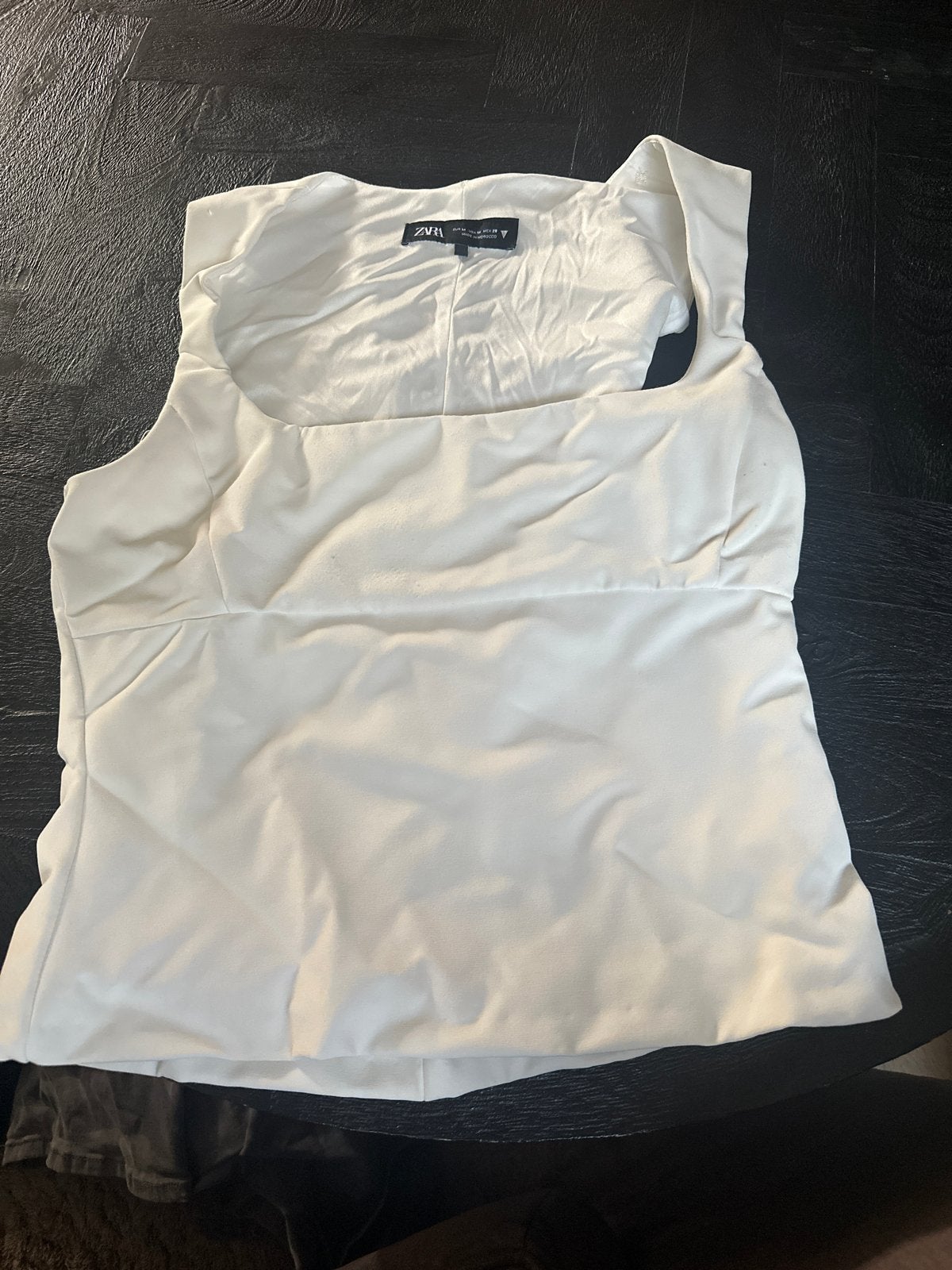 Zara witte top maat M, Maat 38/40 (M), Wit, Ophalen of Verzenden, Zo goed als nieuw