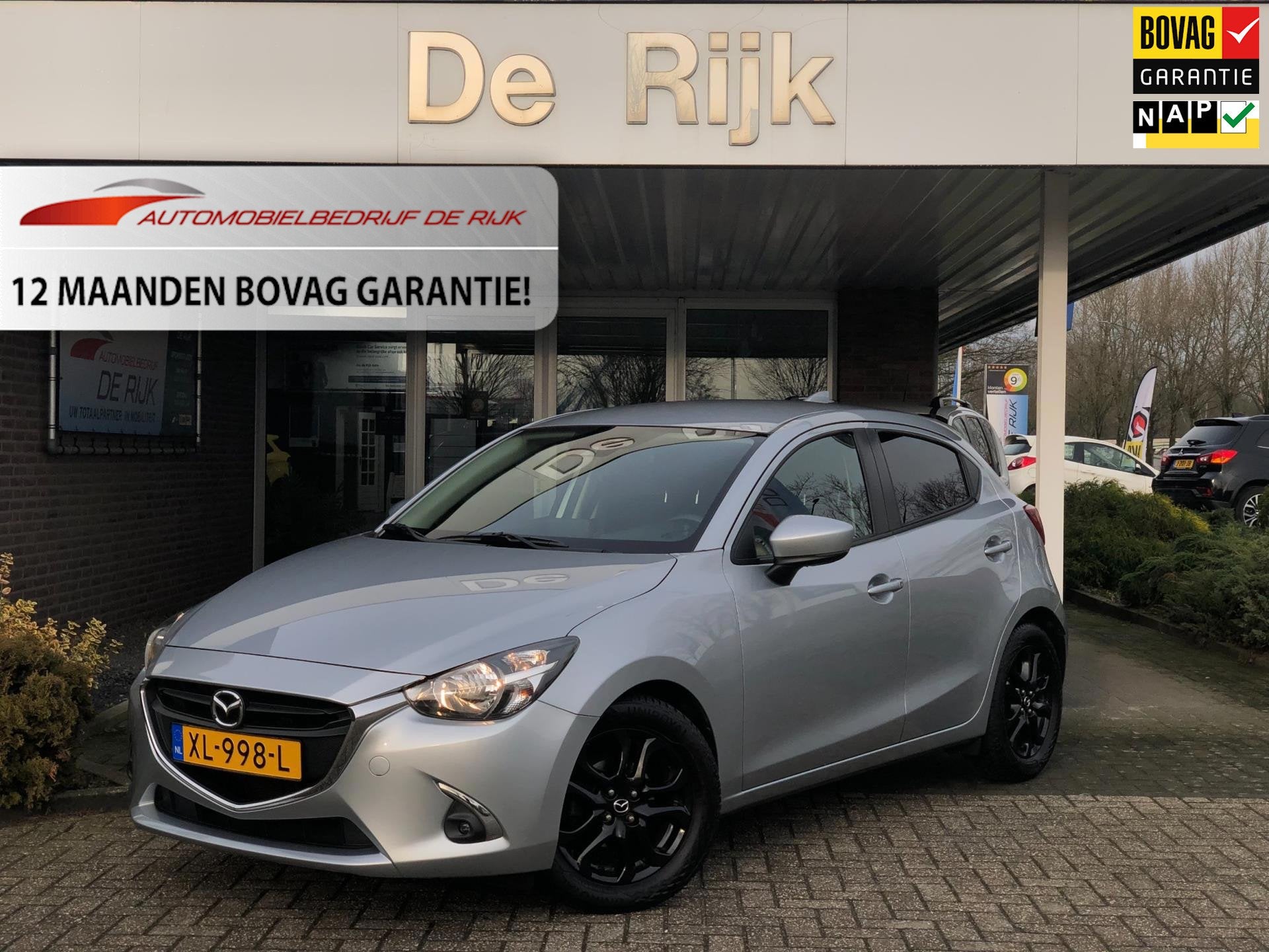 Mazda 2 1.5 Skyactiv-G Sport Selected | Navi, Camera, Cruise, Auto's, Mazda, Voorwielaandrijving, Start-stop-systeem, Stof, Origineel Nederlands