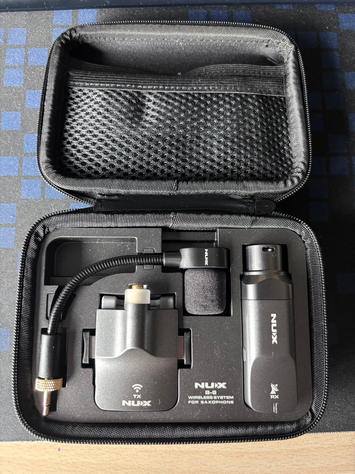 Nux B6 wireless saxofoon mic 2,4 GHz, Muziek en Instrumenten, Ophalen of Verzenden, Zo goed als nieuw