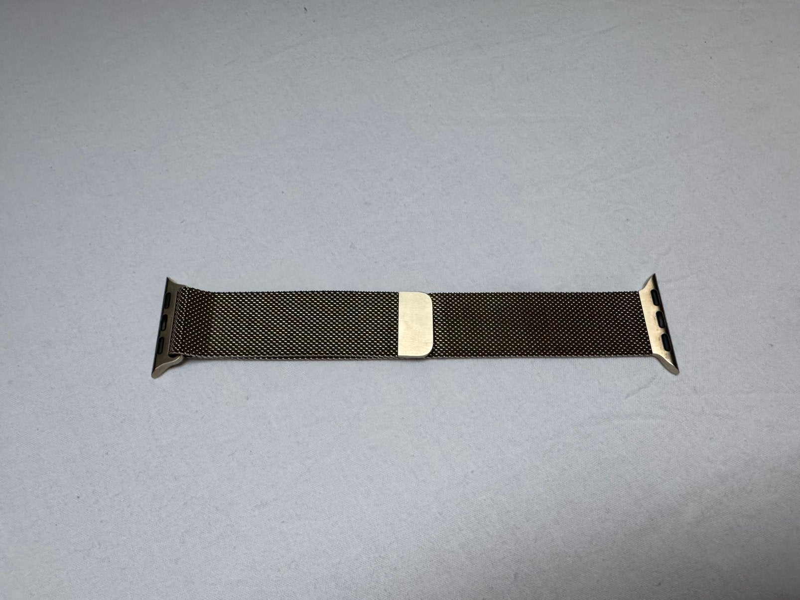 Apple naturel milanees watch bandje, Ophalen of Verzenden, Zo goed als nieuw, IOS