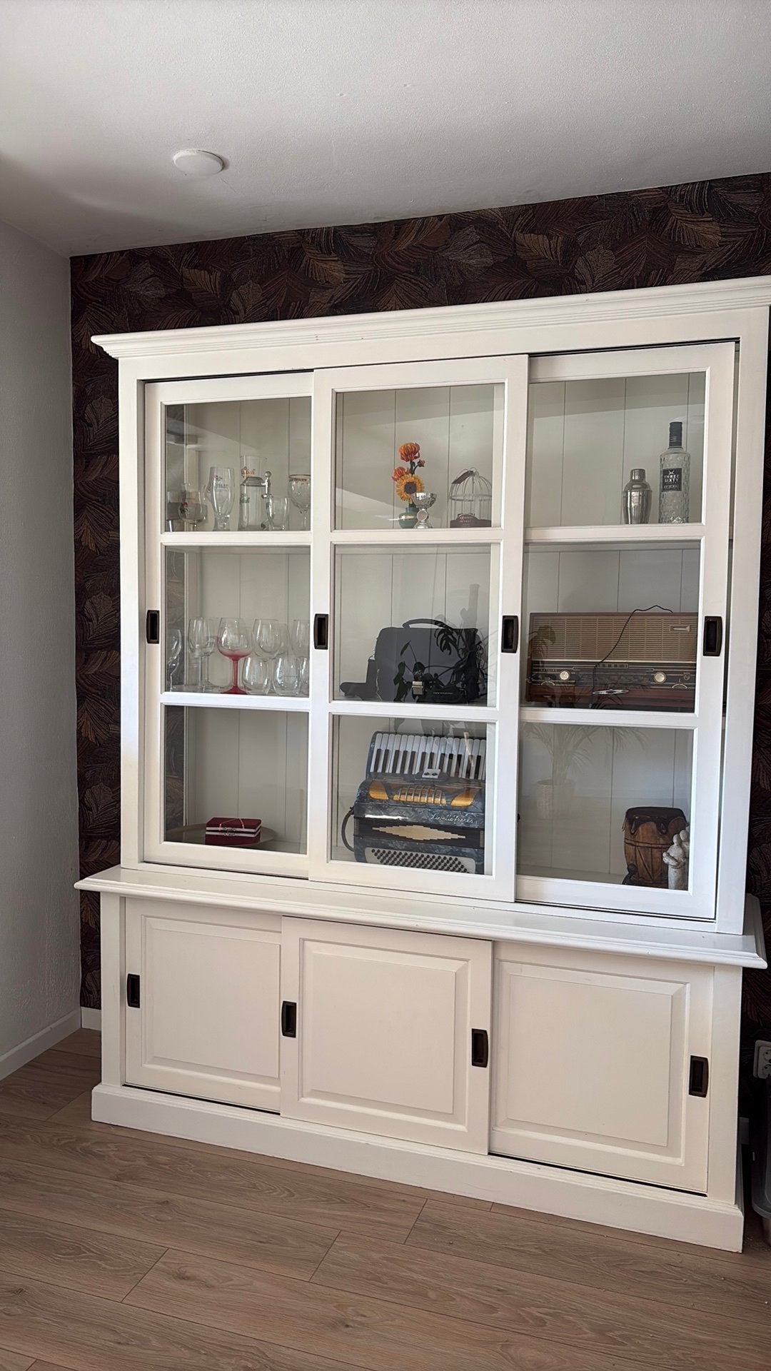 Buffetkast, Huis en Inrichting, Kasten | Buffetkasten, Ophalen, Zo goed als nieuw, 25 tot 50 cm, 200 cm of meer