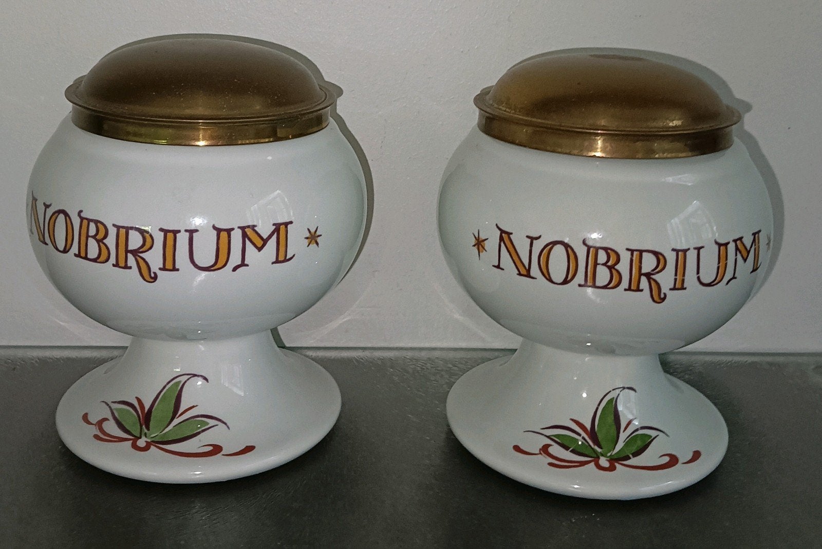 Vintage Apotheek Zalfpotjes met Deksel - Zenith Holland, Ophalen of Verzenden